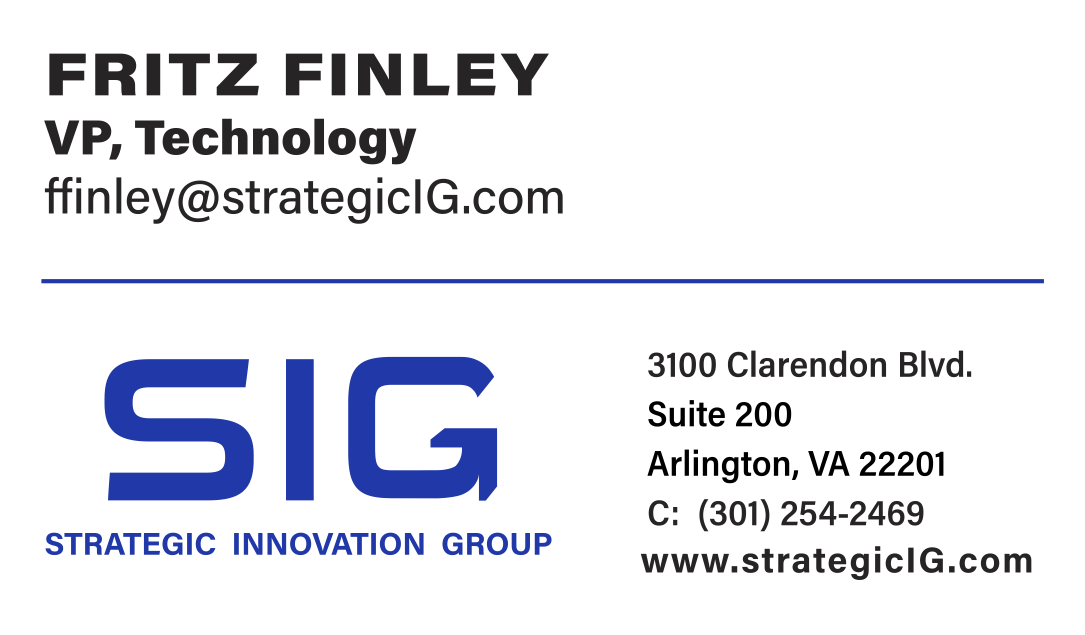 Fritz Finley business card