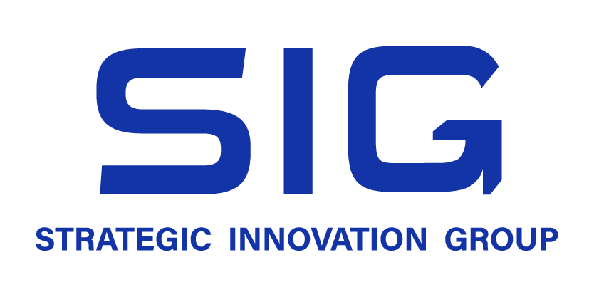 SIG logo in blue