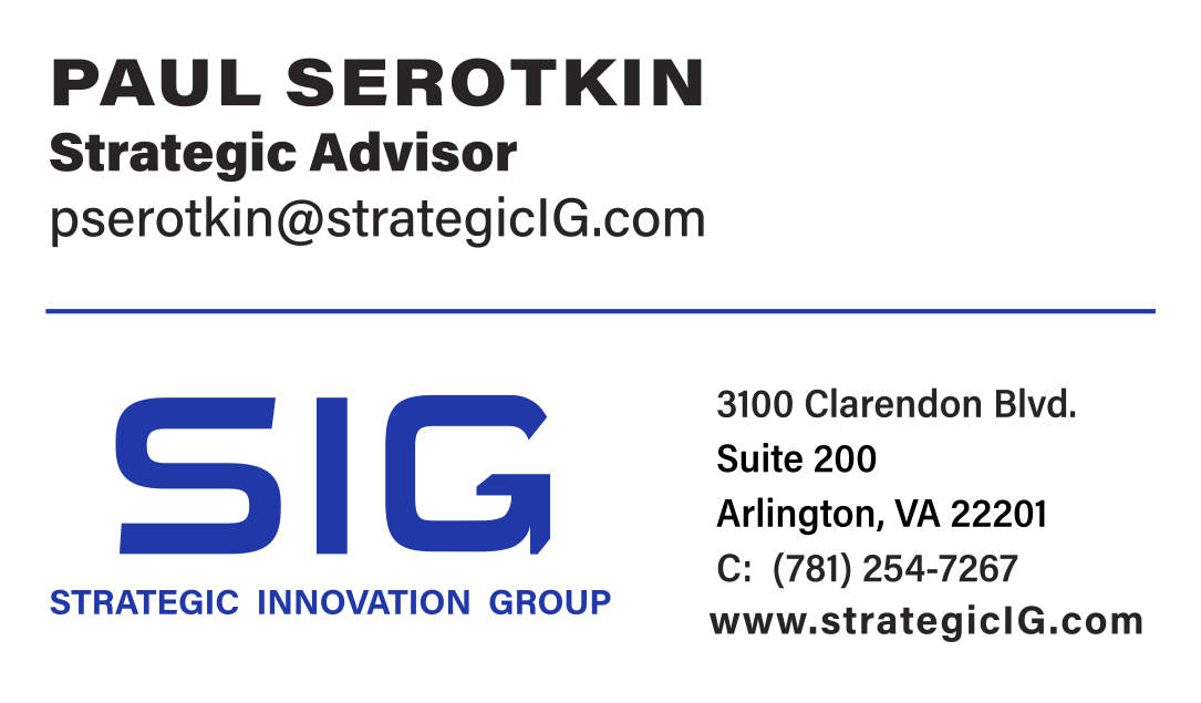 Paul Serotkin business card
